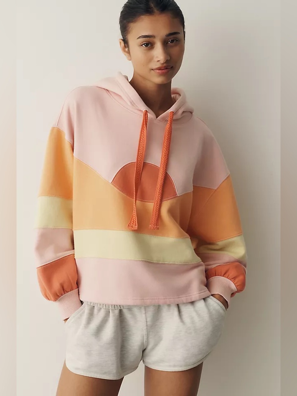 NWT Anthropologie Daily Practice Rise and Shine Sunrise Hoodie